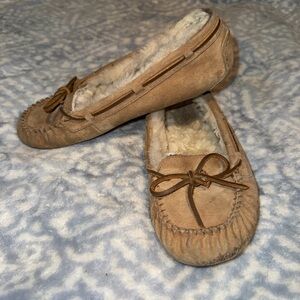 UGG Tan Moccasin Slippers